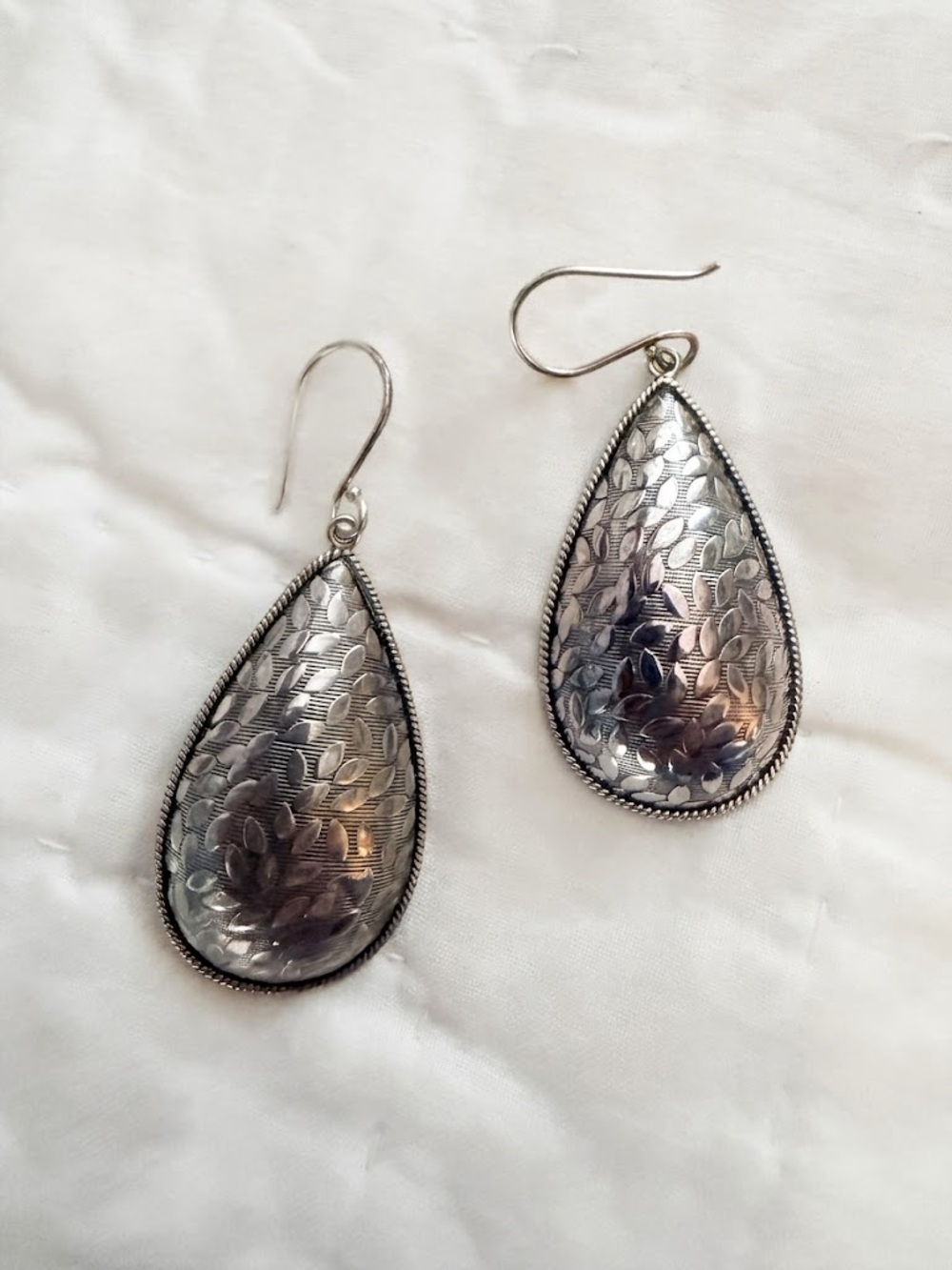 Vintage 925 Sterling Silver Dangle Earrings by Doug Paulus